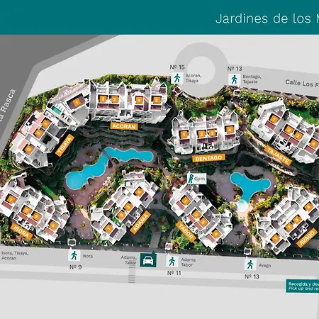Hébergement de vacances Jardines - Tisaya 21 Pool View 1b
